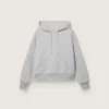 Sudadera unisex con capucha Star en algodón gris jaspeado
