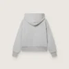 Sudadera unisex con capucha Star en algodón gris jaspeado
