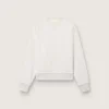 Sudadera unisex Star de algodón gris con bordados y cristales