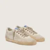 Super-Star LAB para hombre en blanco y beige, de malla y gamuza