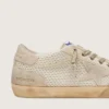 Super-Star LAB para hombre en blanco y beige, de malla y gamuza