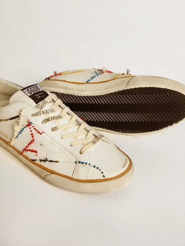 Super-Star LTD para hombre con estrella perforada y lengüeta metálica en el talón
