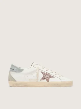 Super-Star LTD para mujer con estrella multicolor con purpurina y lengüeta de gamuza en el talón
