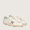 Super-Star LTD para mujer con estrella multicolor con purpurina y lengüeta de gamuza en el talón