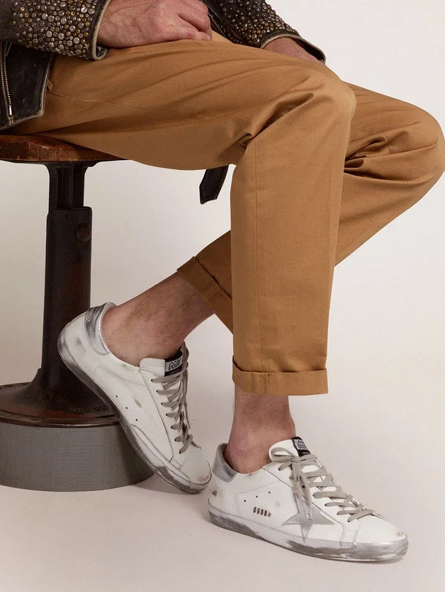 Super-Star para hombre con estrella laminada y lengüeta en el talón