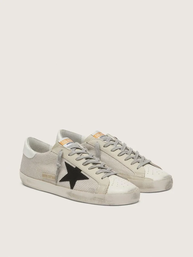 Super-Star para hombre en cuero con estrella negra