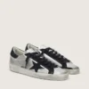 Super-Star para hombre en cuero plateado