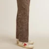 Super-Star para hombre en napa con estrella roja y lengüeta de talón de cuero color crema