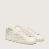 Super-Star para mujer con cristales Swarovski y estrella de cuero gris humo