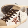 Super-Star para mujer con estampado de leopardo y estrella de cristales Swarovski