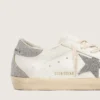 Super-Star para mujer con estrella de cristales Swarovski plateados y lengüeta en el talón