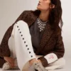 Super-Star para mujer en cuero con estrella negra