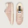 Super-Star para mujer en gamuza rosa empolvado con estrella blanca