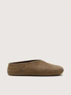 Tierra para hombre en gamuza color caqui