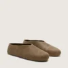 Tierra para hombre en gamuza color caqui