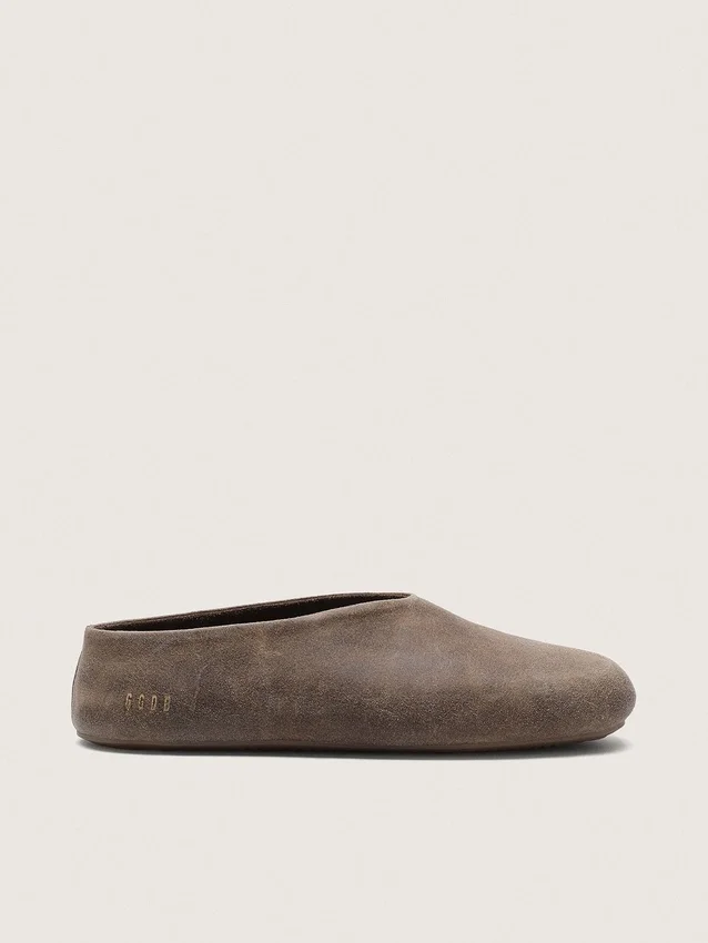 Tierra para mujer en gamuza color caqui