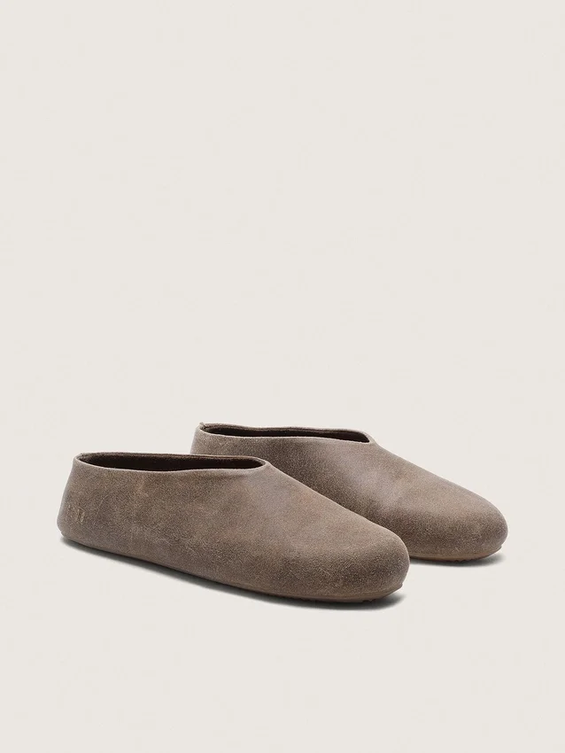 Tierra para mujer en gamuza color caqui