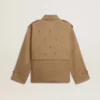 Trench oversize para mujer con cristales