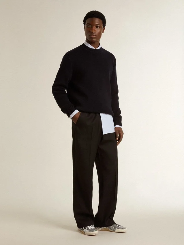 True-Star para hombre con lentejuelas plateadas, estrella negra y lengüeta de talón de cuero plateado
