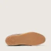 True-Star para mujer en naplak color burdeos con estrella de gamuza y lengüeta del talón de napa plateada