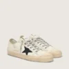 V-Star en piel napa con estrella de nubuck negro
