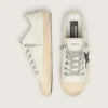 V-Star en piel napa con estrella de nubuck negro