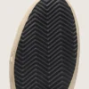 V-Star para hombre en gamuza negra con estrella de cuero negro
