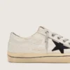 V-Star para mujer con estrella de gamuza negra y letras bordadas