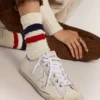 V-Star para mujer en cuero con efecto vintage