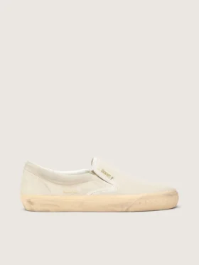 VCE Penstar para mujer en gamuza beige y lentejuelas color perla