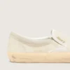 VCE Penstar para mujer en gamuza beige y lentejuelas color perla