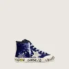 Francy Penstar junior en lentejuelas azules con estrella de gamuza blanca