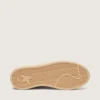 Zapatillas Ball Star para mujer en cuero blanco con estrella azul claro