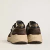Zapatillas de hombre con Running Sole de nylon y gamuza, con estrella estampada y lengüeta de talón de cuero