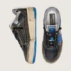 Zapatillas Forty2 para mujer en gomaespuma negra y cuero con estrella de TPU y lengüeta del talón de cuero negro