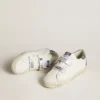Zapatillas Old School de origen biológico con estrella perforada y lengüeta del talón con purpurina