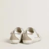 Zapatillas Old School LTD para mujer con estrella y lengüeta en el talón de cuero metalizado en oro rosa