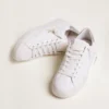 Zapatillas Purestar para mujer con lengüeta plateada brillante en el talón