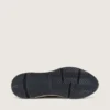 Zapatillas Running Sole para hombre en nylon color crema y cuero con estrella de cuero verde