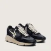 Zapatillas Running Sole para mujer en napa y gamuza negras