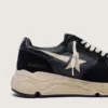 Zapatillas Running Sole para mujer en napa y gamuza negras