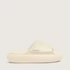 Zapatillas sin cordones Space-Star para mujer en cuero blanco