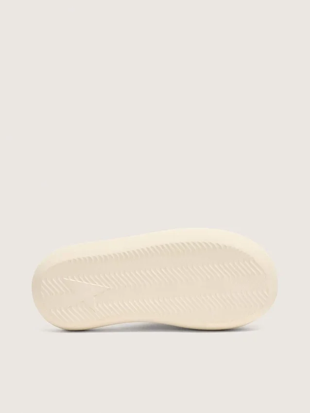 Zapatillas sin cordones Space-Star para mujer en cuero blanco