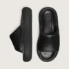 Zapatillas sin cordones Space-Star para hombre en cuero negro