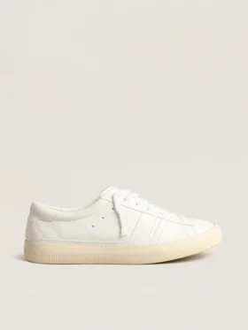 Zapatillas sostenibles Yatay Modelo 1B con parte superior blanca de origen biológico y Y blanca