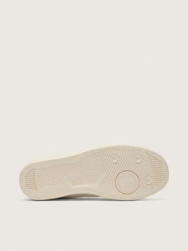 Zapatillas sostenibles Yatay Modelo 1B con parte superior blanca de origen biológico y Y blanca