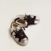 Zapatillas Super-Star de cuero plateado con inserciones de gamuza