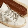 Zapatillas Super-Star para hombre con estrella de gamuza y lengüeta marrón en el talón