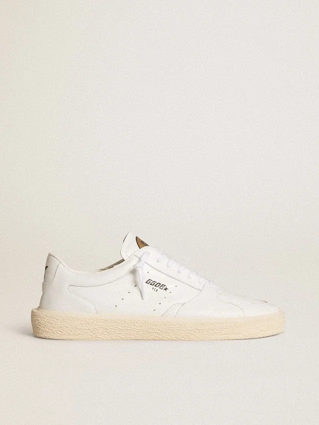 Zapatillas Tenth Star para hombre en cuero blanco