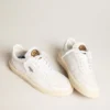 Zapatillas Tenth Star para hombre en cuero blanco